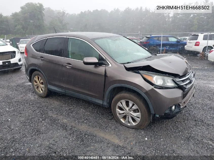 2HKRM4H51EH668502 2014 Honda Cr-V Ex