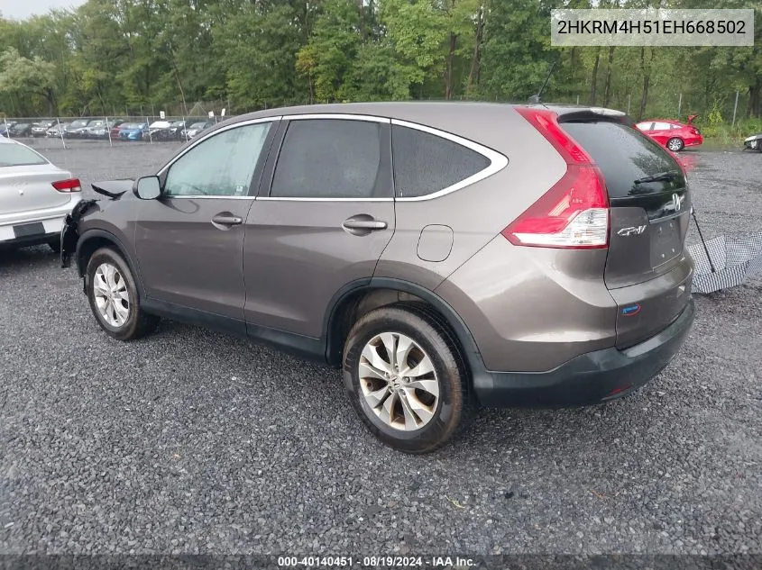 2HKRM4H51EH668502 2014 Honda Cr-V Ex