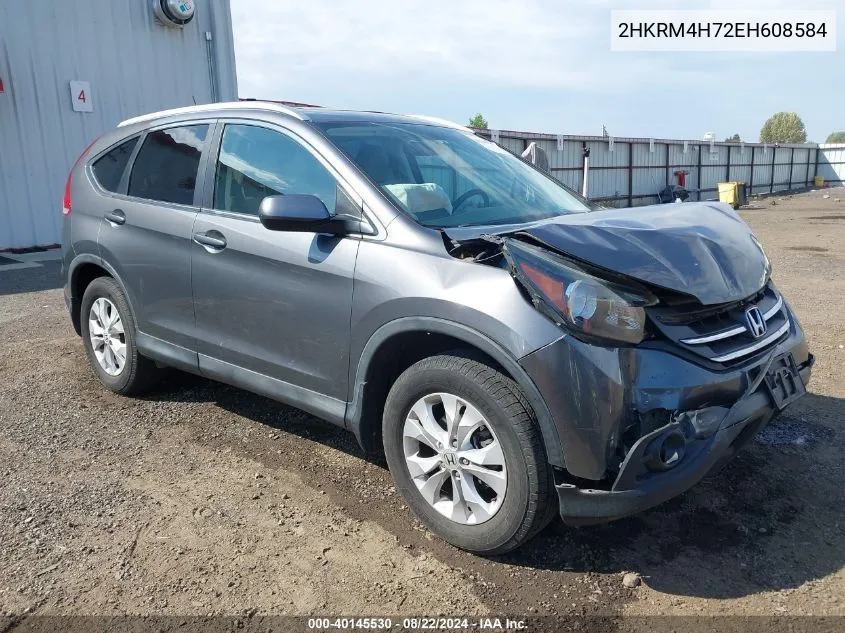 2HKRM4H72EH608584 2014 Honda Cr-V Ex-L