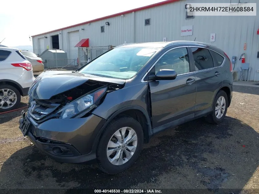 2HKRM4H72EH608584 2014 Honda Cr-V Ex-L