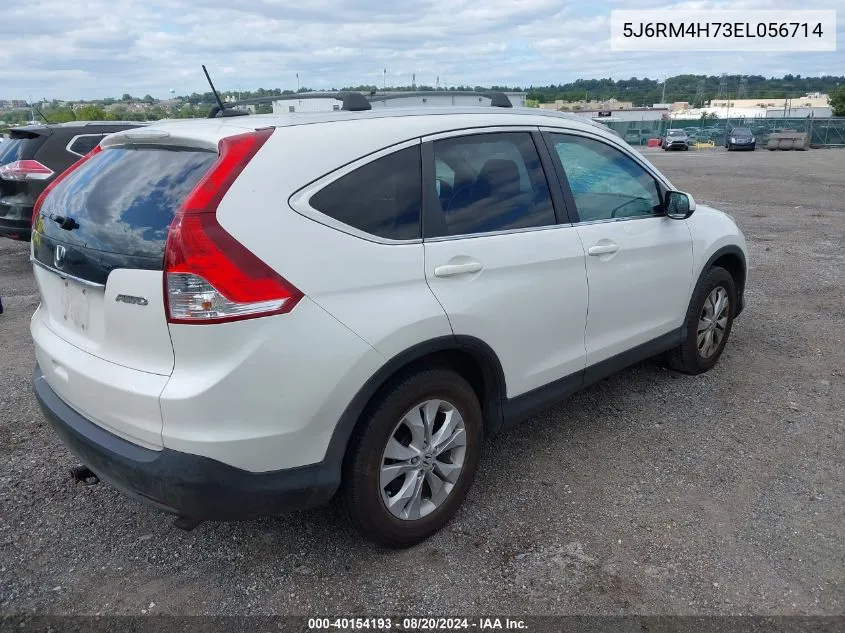 2014 Honda Cr-V Ex-L VIN: 5J6RM4H73EL056714 Lot: 40154193