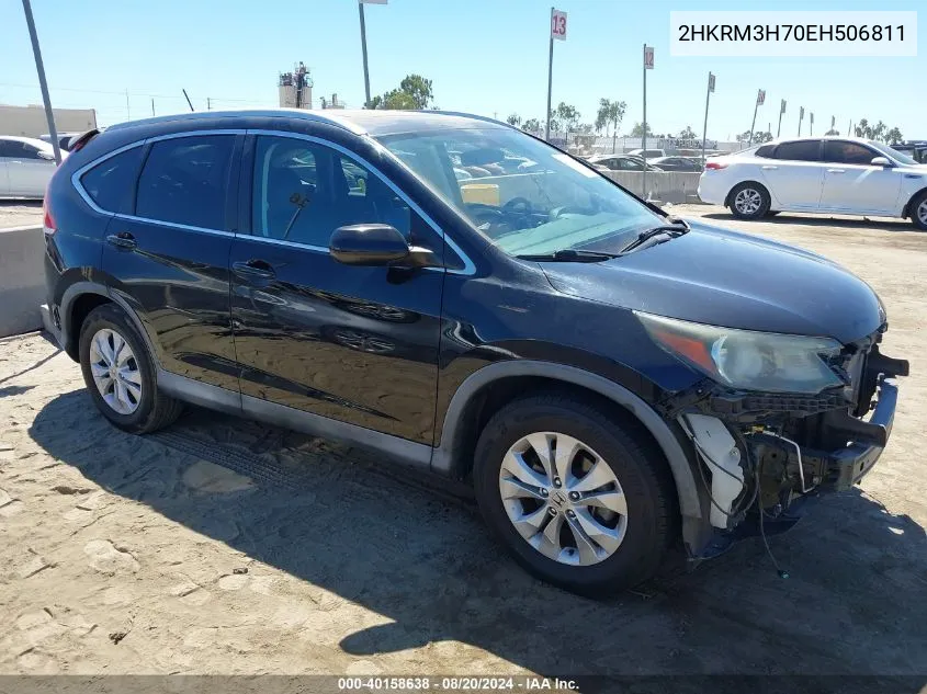 2014 Honda Cr-V Ex-L VIN: 2HKRM3H70EH506811 Lot: 40158638