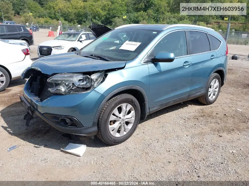 2HKRM4H7XEH603956 2014 Honda Cr-V Ex-L