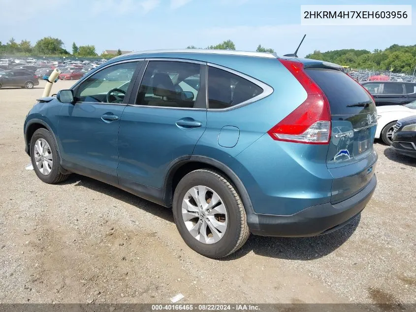 2HKRM4H7XEH603956 2014 Honda Cr-V Ex-L