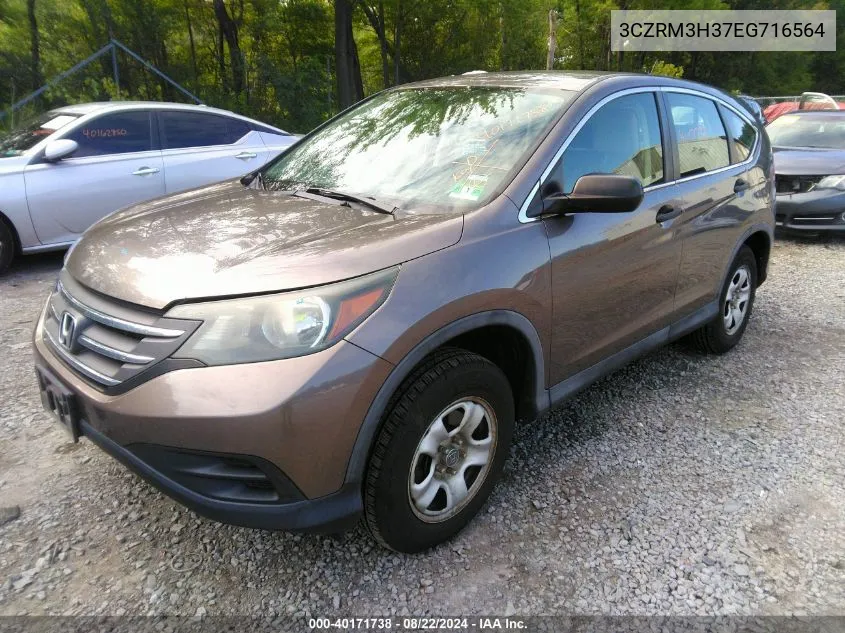 3CZRM3H37EG716564 2014 Honda Cr-V Lx