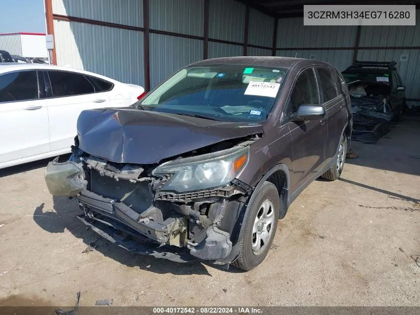 3CZRM3H34EG716280 2014 Honda Cr-V Lx