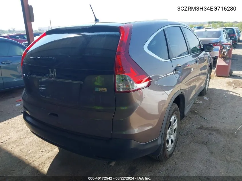 3CZRM3H34EG716280 2014 Honda Cr-V Lx