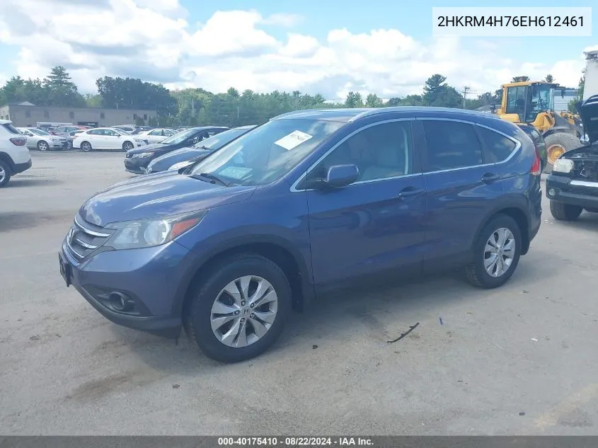 2HKRM4H76EH612461 2014 Honda Cr-V Ex-L