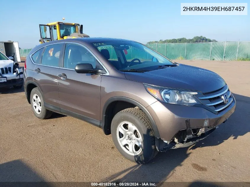 2014 Honda Cr-V Lx VIN: 2HKRM4H39EH687457 Lot: 40182916