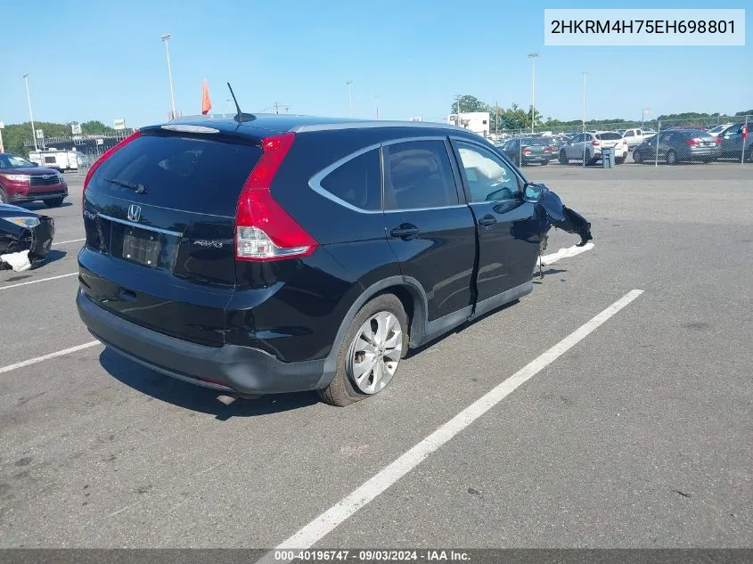 2HKRM4H75EH698801 2014 Honda Cr-V Ex-L