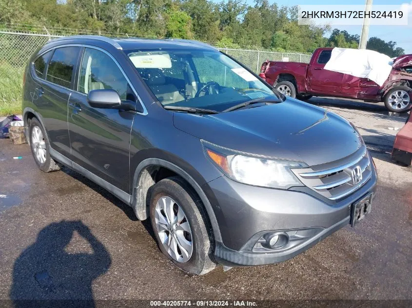 2HKRM3H72EH524419 2014 Honda Cr-V Ex-L