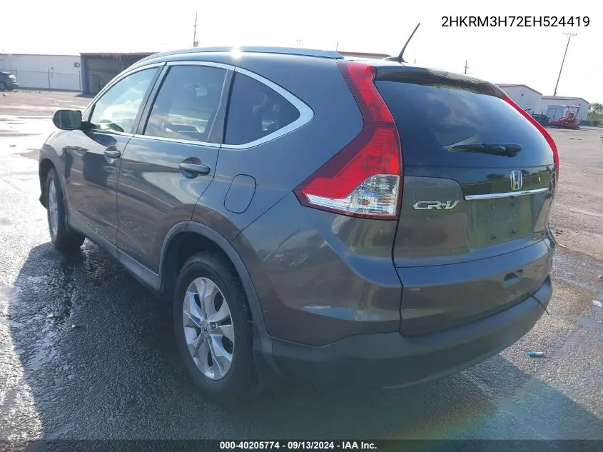 2HKRM3H72EH524419 2014 Honda Cr-V Ex-L