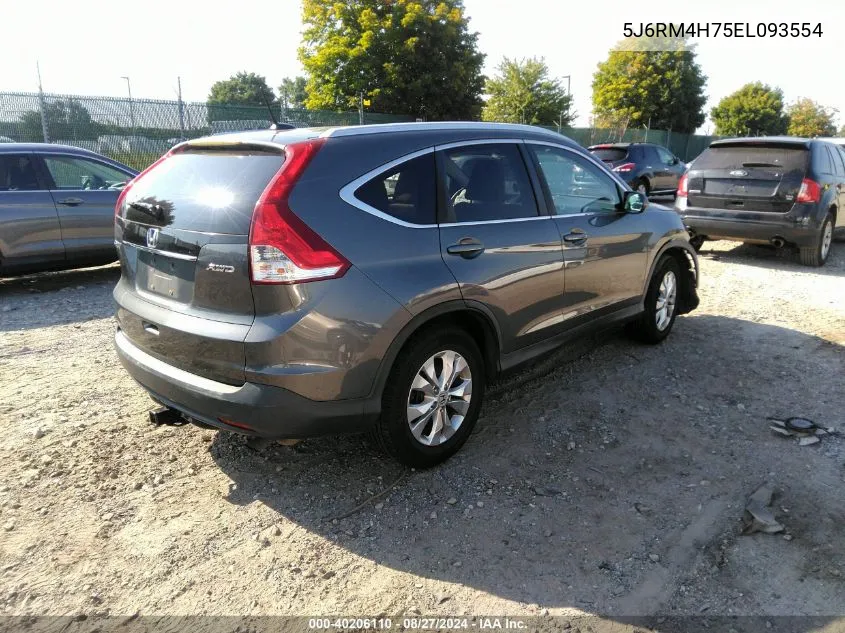 5J6RM4H75EL093554 2014 Honda Cr-V Ex-L