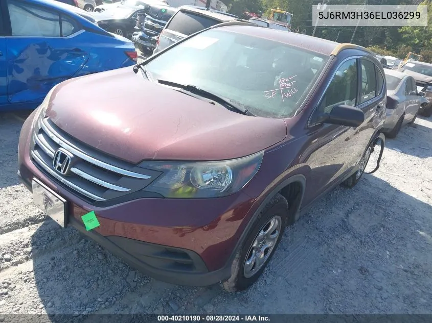 5J6RM3H36EL036299 2014 Honda Cr-V Lx