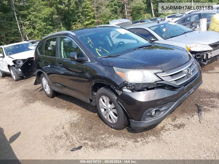 5J6RM4H74EL031188 2014 Honda Cr-V Ex-L