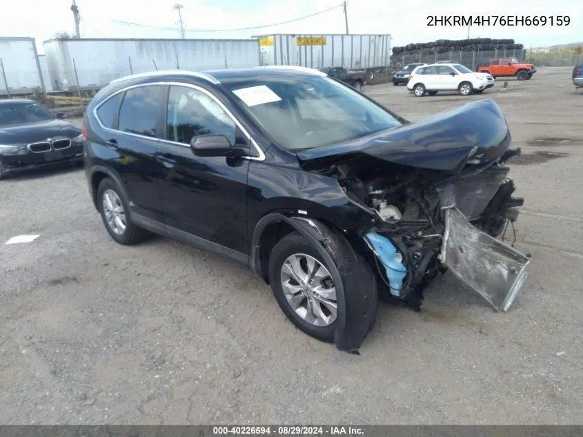 2HKRM4H76EH669159 2014 Honda Cr-V Ex-L