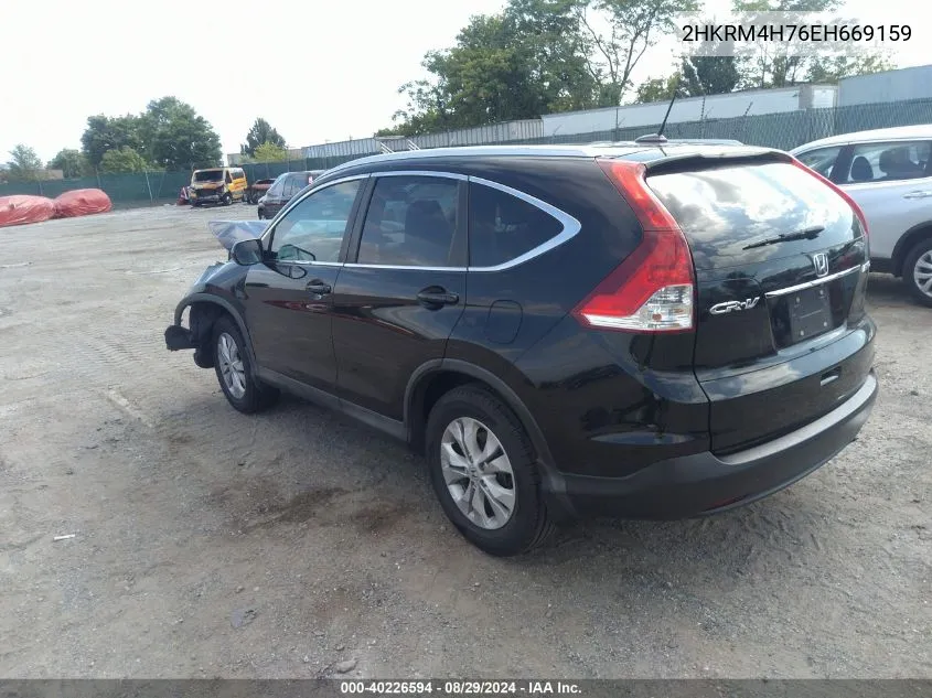 2HKRM4H76EH669159 2014 Honda Cr-V Ex-L