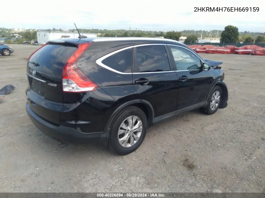 2HKRM4H76EH669159 2014 Honda Cr-V Ex-L