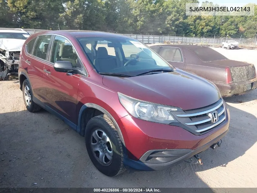 2014 Honda Cr-V Lx VIN: 5J6RM3H35EL042143 Lot: 40226886