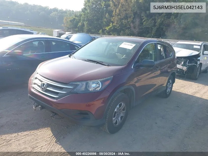 5J6RM3H35EL042143 2014 Honda Cr-V Lx