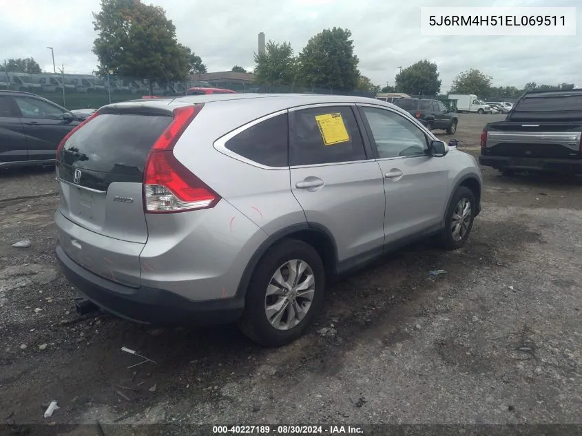 5J6RM4H51EL069511 2014 Honda Cr-V Ex