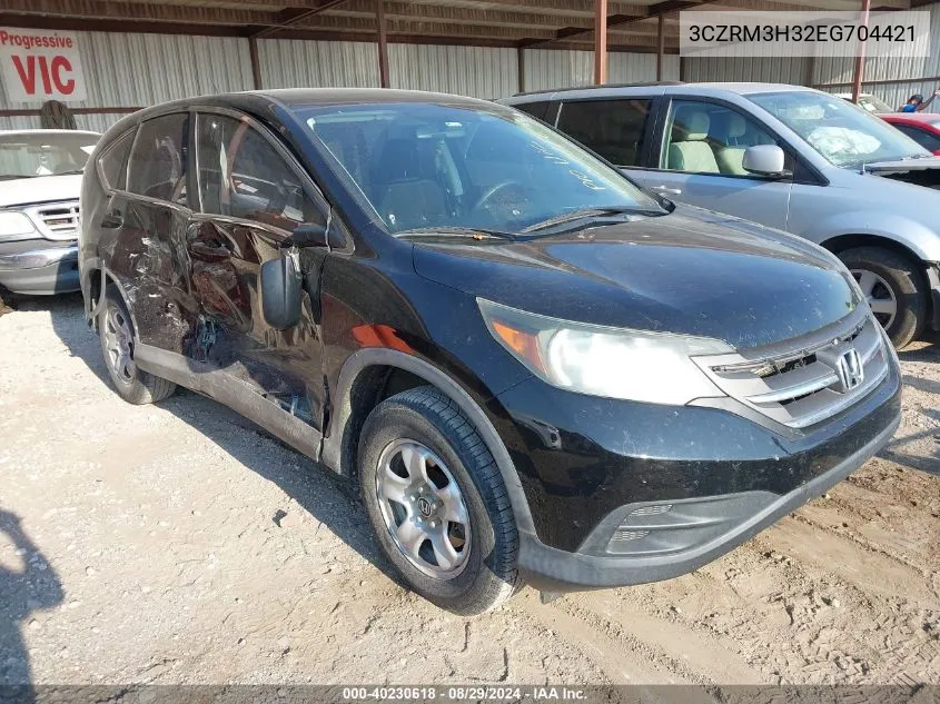 2014 Honda Cr-V Lx VIN: 3CZRM3H32EG704421 Lot: 40230618