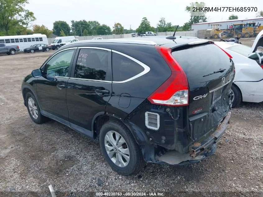 2HKRM4H77EH685970 2014 Honda Cr-V Ex-L