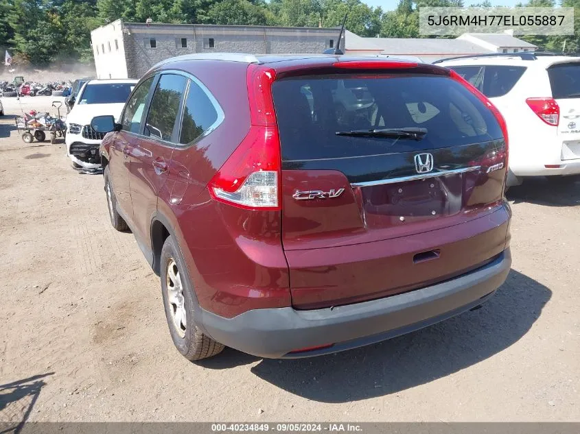 5J6RM4H77EL055887 2014 Honda Cr-V Ex-L