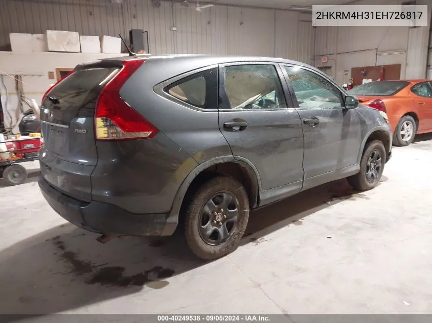 2HKRM4H31EH726817 2014 Honda Cr-V Lx