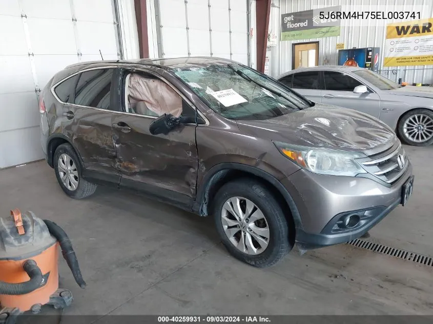 2014 Honda Cr-V Ex-L VIN: 5J6RM4H75EL003741 Lot: 40259931