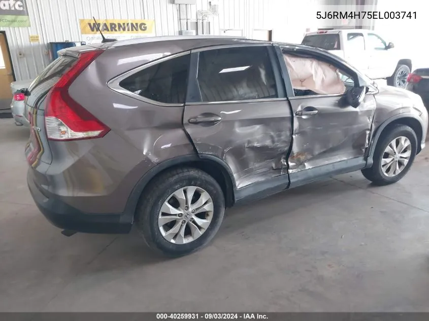 5J6RM4H75EL003741 2014 Honda Cr-V Ex-L