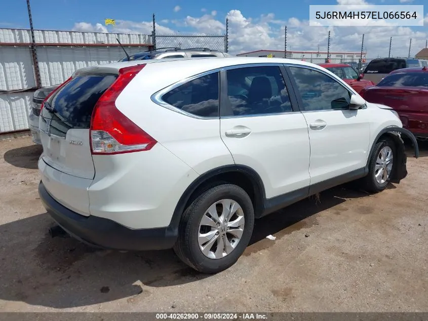 2014 Honda Cr-V Ex VIN: 5J6RM4H57EL066564 Lot: 40262900