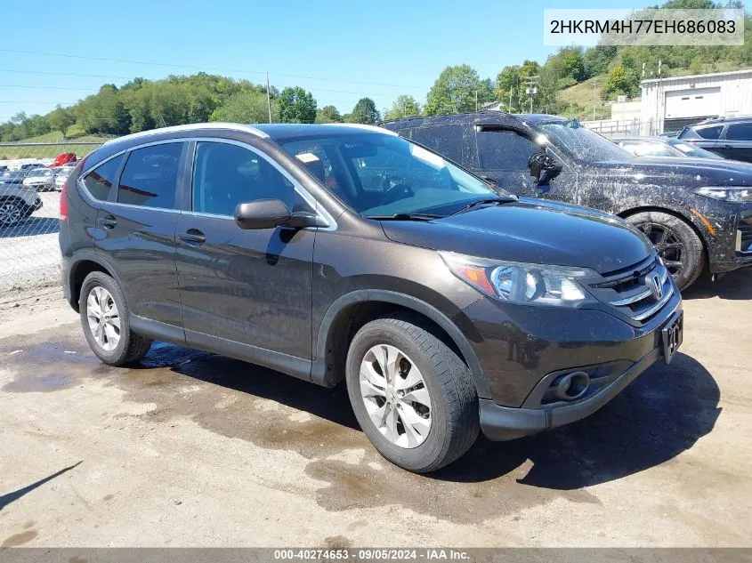 2014 Honda Cr-V Ex-L VIN: 2HKRM4H77EH686083 Lot: 40274653