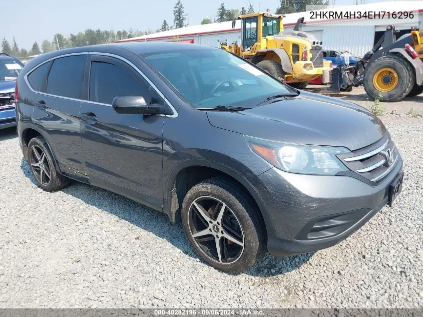 2014 Honda Cr-V Lx VIN: 2HKRM4H34EH716296 Lot: 40282196