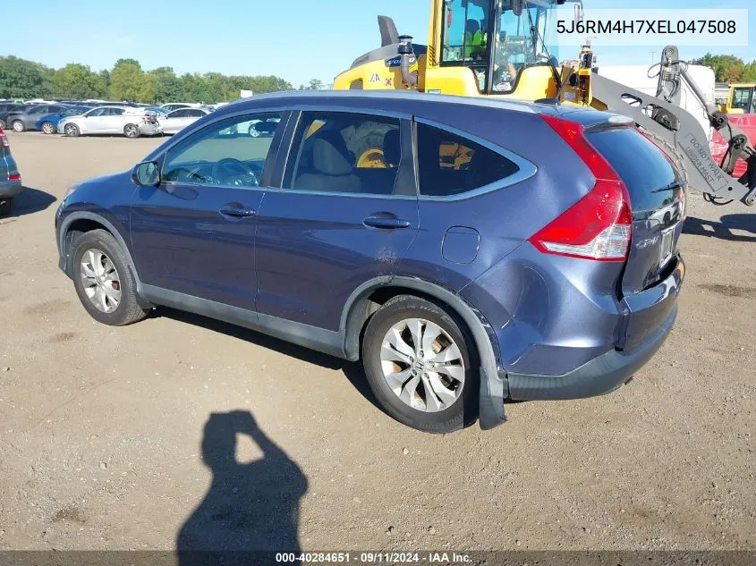 5J6RM4H7XEL047508 2014 Honda Cr-V Exl