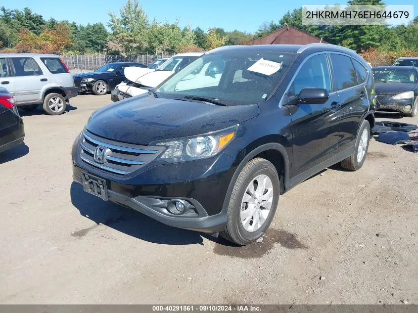 2014 Honda Cr-V Ex-L VIN: 2HKRM4H76EH644679 Lot: 40291861