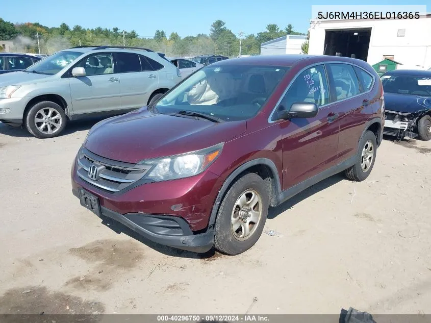 5J6RM4H36EL016365 2014 Honda Cr-V Lx