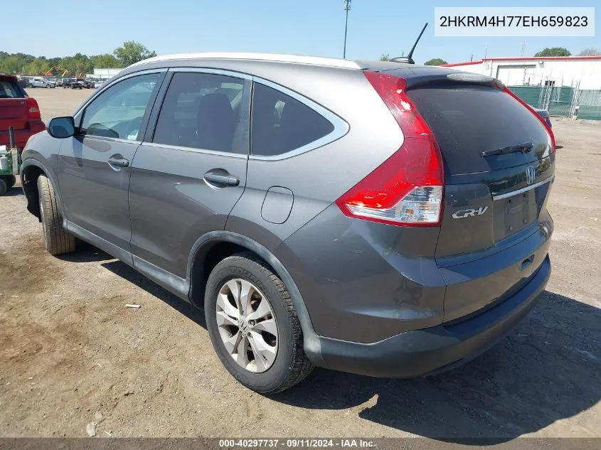 2HKRM4H77EH659823 2014 Honda Cr-V Ex-L