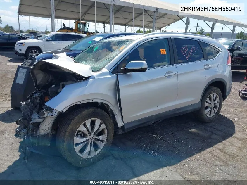 2HKRM3H76EH560419 2014 Honda Cr-V Exl