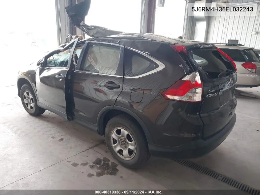 2014 Honda Cr-V Lx VIN: 5J6RM4H36EL032243 Lot: 40319338