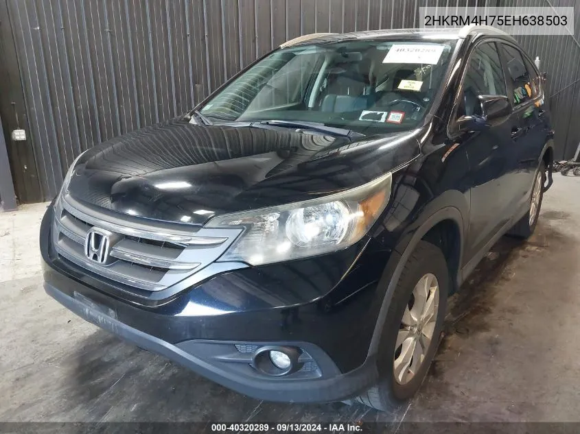 2014 Honda Cr-V Ex-L VIN: 2HKRM4H75EH638503 Lot: 40320289