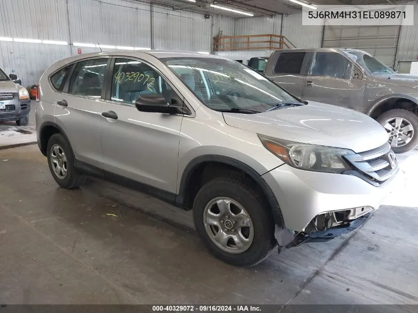 2014 Honda Cr-V Lx VIN: 5J6RM4H31EL089871 Lot: 40329072