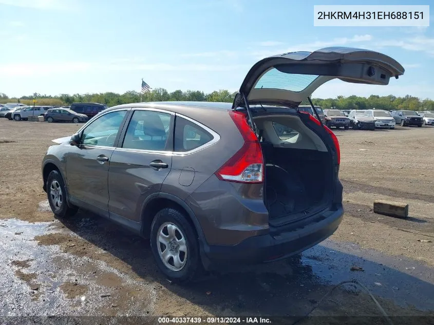 2HKRM4H31EH688151 2014 Honda Cr-V Lx