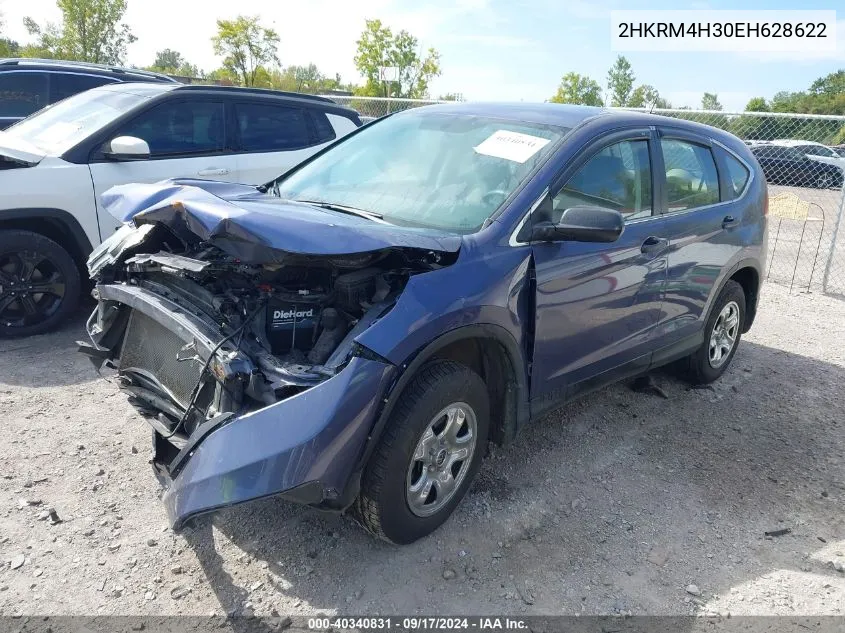 2HKRM4H30EH628622 2014 Honda Cr-V Lx