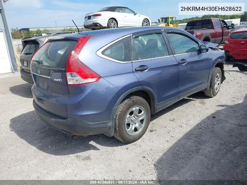 2HKRM4H30EH628622 2014 Honda Cr-V Lx