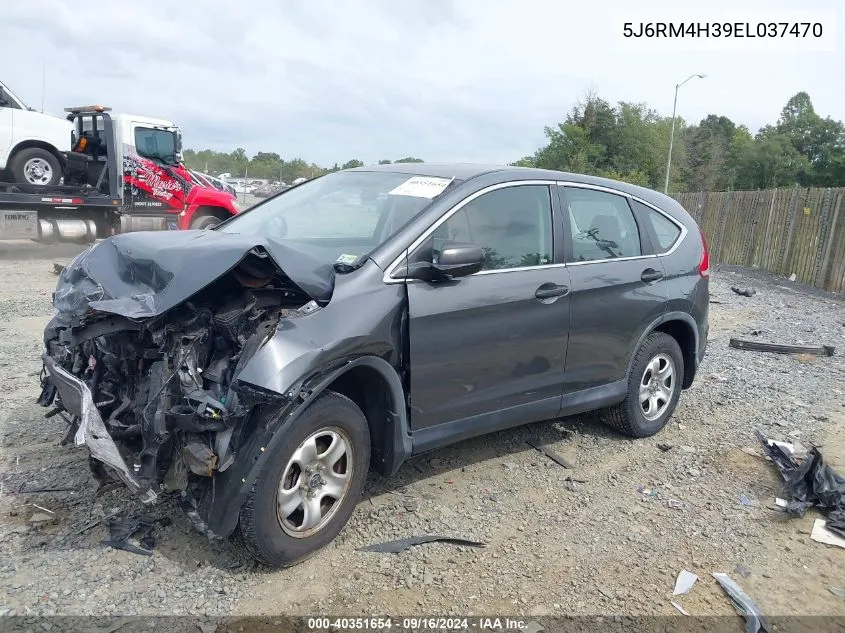 2014 Honda Cr-V Lx VIN: 5J6RM4H39EL037470 Lot: 40351654