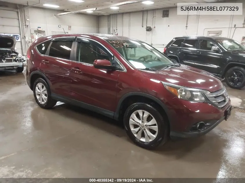 2014 Honda Cr-V Ex VIN: 5J6RM4H58EL077329 Lot: 40355342