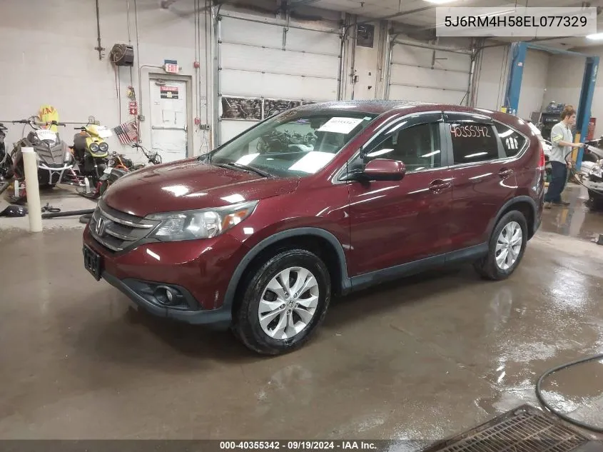 2014 Honda Cr-V Ex VIN: 5J6RM4H58EL077329 Lot: 40355342