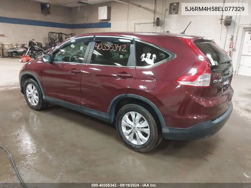 2014 Honda Cr-V Ex VIN: 5J6RM4H58EL077329 Lot: 40355342