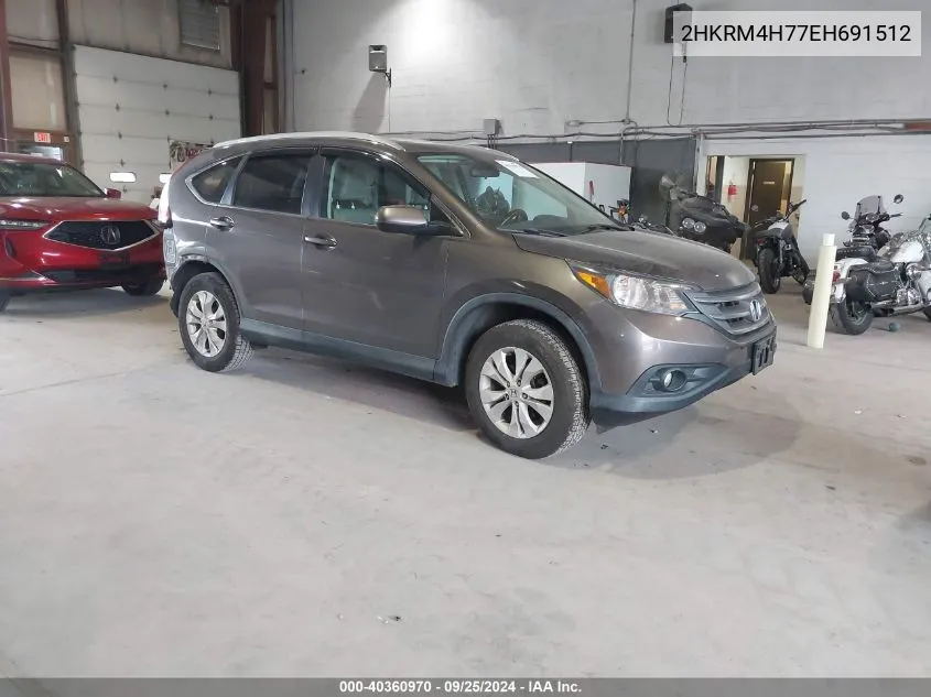 2HKRM4H77EH691512 2014 Honda Cr-V Ex-L